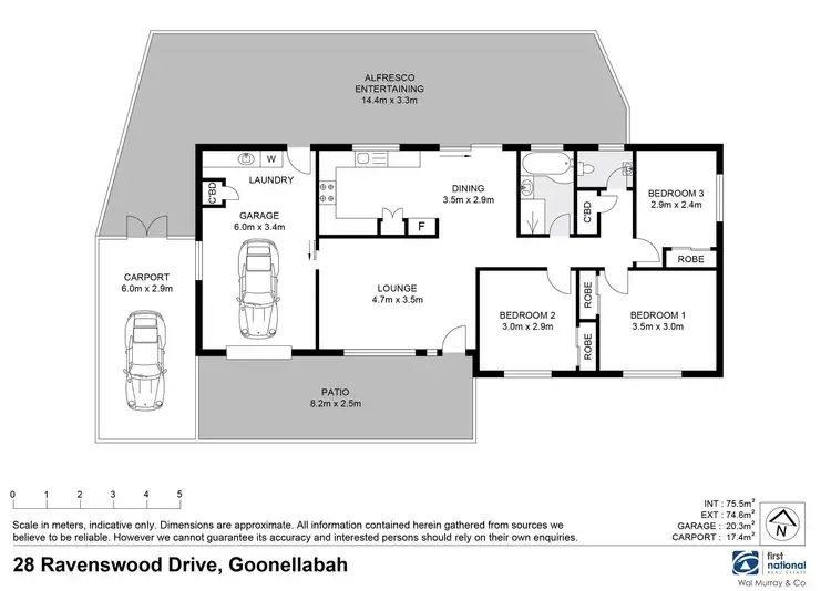 Floorplan of Homely house listing, 28 Ravenswood Drive, Goonellabah NSW 2480