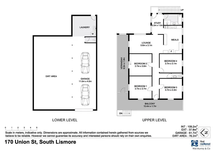 Floorplan of Homely house listing, 170 Union Street, South Lismore NSW 2480