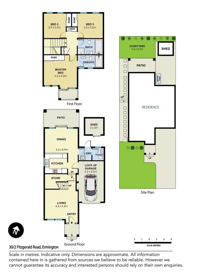 Floorplan of Homely townhouse listing, 30/2 Fitzgerald Road, Ermington NSW 2115