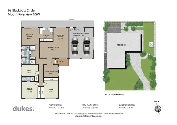 Floorplan of Homely house listing, 62 Blackbutt Circle, Mount Riverview NSW 2774