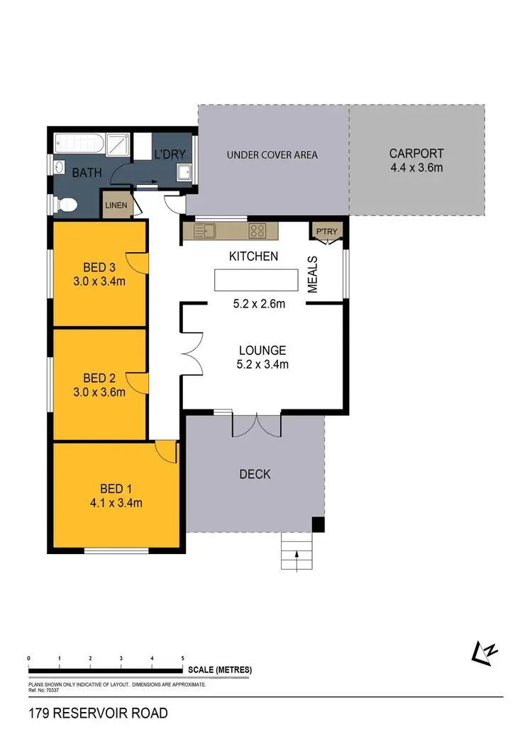 Floorplan of Homely house listing, 179 Reservoir Road, Strathdale VIC 3550