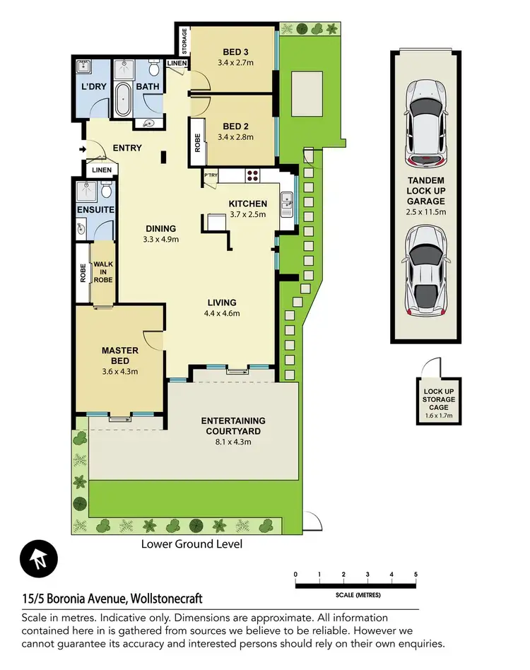 Floorplan of Homely apartment listing, 15/5 Boronia Street, Wollstonecraft NSW 2065