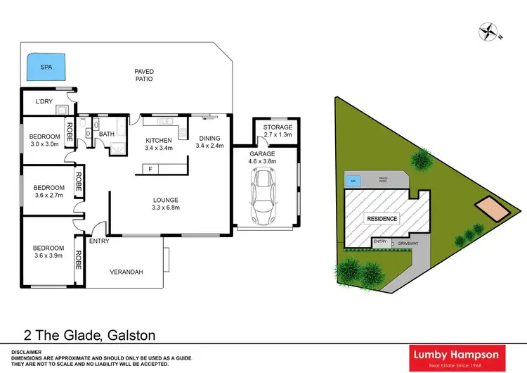 Floorplan of Homely house listing, 2 The Glade, Galston NSW 2159