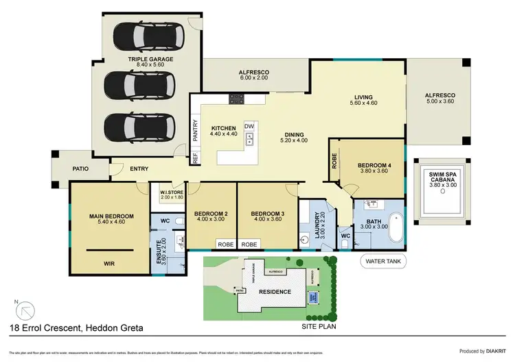 Floorplan of Homely house listing, 18 Errol Crescent, Heddon Greta NSW 2321
