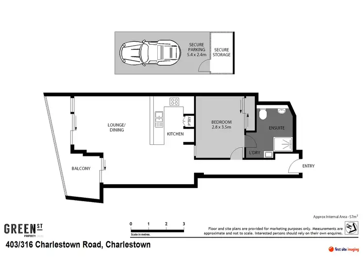 Floorplan of Homely apartment listing, 403/316 Charlestown Road, Charlestown NSW 2290
