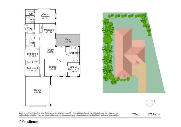 Floorplan of Homely house listing, 9 Crestbrook Drive, Mount Louisa QLD 4814