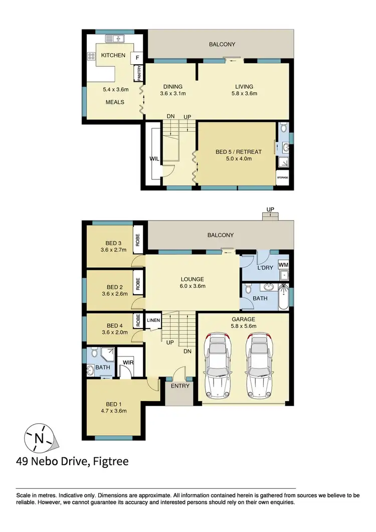 Floorplan of Homely house listing, 49 Nebo Drive, Figtree NSW 2525