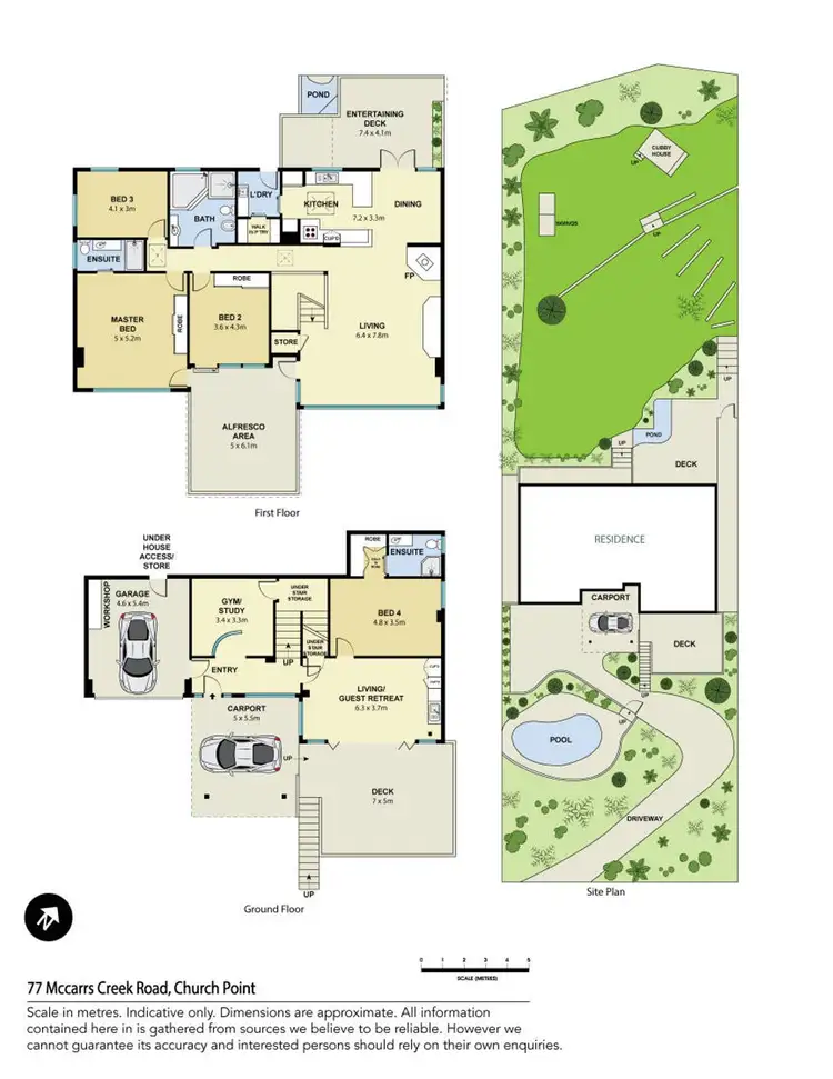 Floorplan of Homely house listing, 77 McCarrs Creek Road, Church Point NSW 2105
