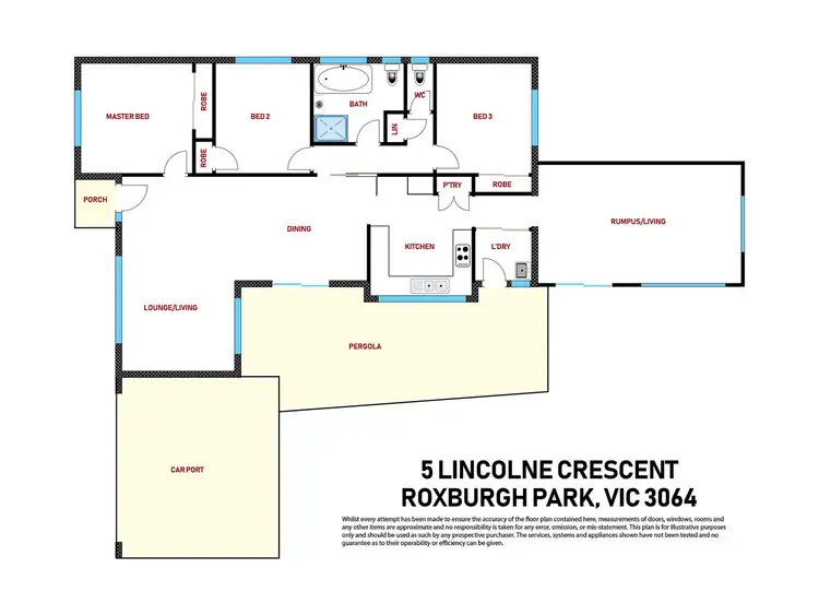 Floorplan of Homely house listing, 5 Lincolne Crescent, Roxburgh Park VIC 3064