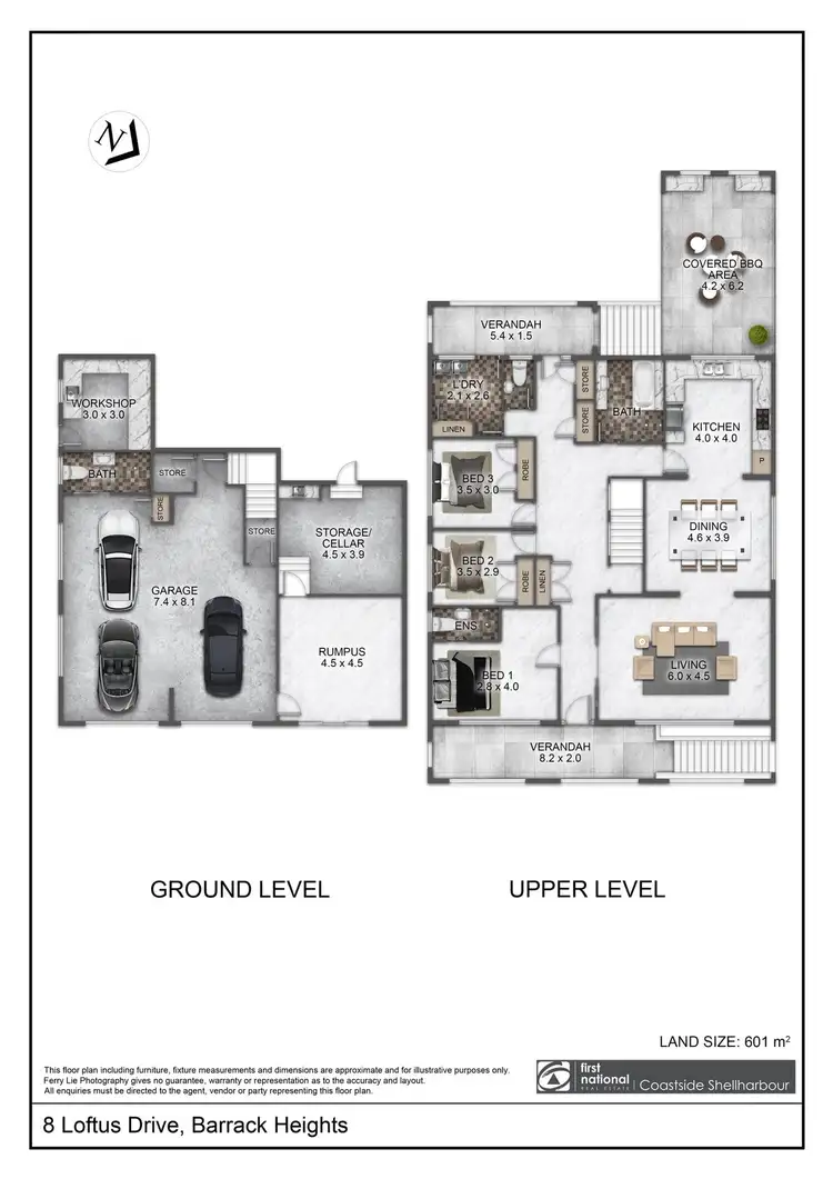 Floorplan of Homely house listing, 8 Loftus Drive, Barrack Heights NSW 2528