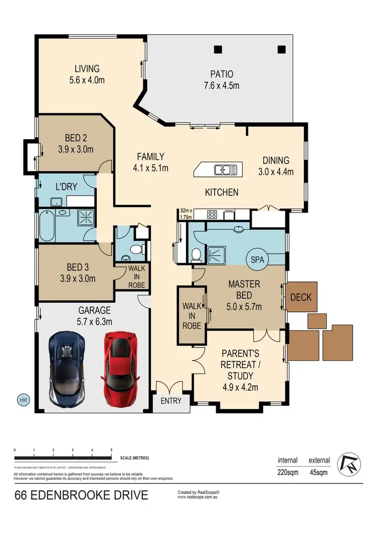 Floorplan of Homely house listing, 66 Edenbrooke Drive, Sinnamon Park QLD 4073
