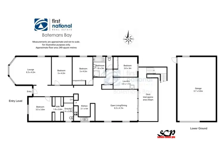 Floorplan of Homely house listing, 77 Blairs Road, Long Beach NSW 2536