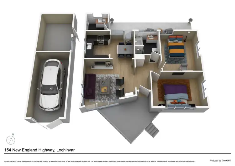 Floorplan of Homely house listing, 154 New England Highway, Lochinvar NSW 2321