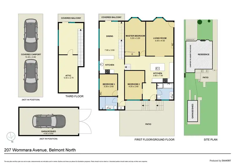 Floorplan of Homely house listing, 207 Wommara Avenue, Belmont North NSW 2280