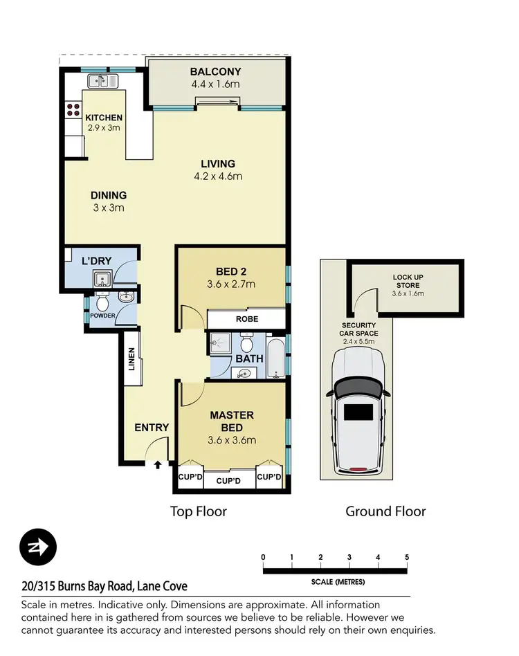 Floorplan of Homely apartment listing, 20/315 Burns Bay Road, Lane Cove NSW 2066