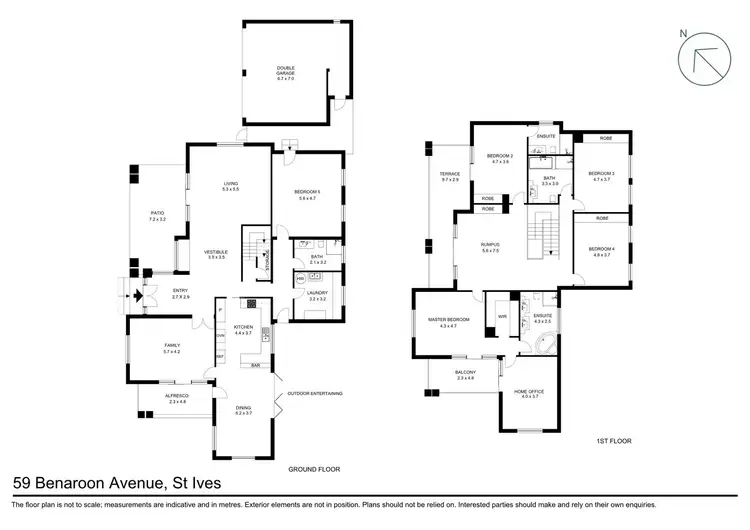 Floorplan of Homely house listing, 59 Benaroon Avenue, St Ives NSW 2075