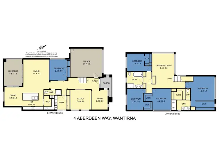 Floorplan of Homely house listing, 4 Aberdeen Way, Wantirna VIC 3152