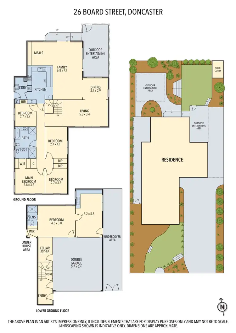 Floorplan of Homely house listing, 26 Board Street, Doncaster VIC 3108