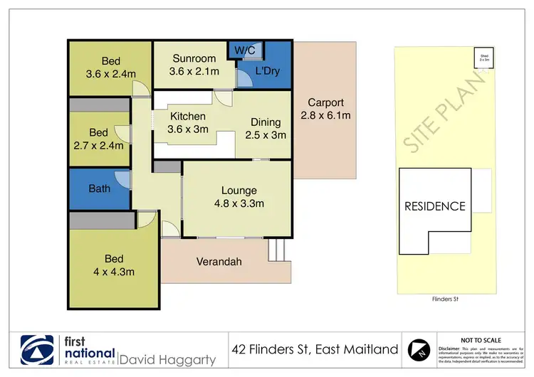 Floorplan of Homely house listing, 42 Flinders St, East Maitland NSW 2323