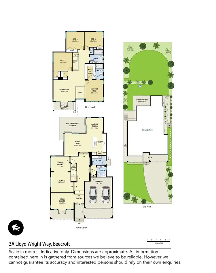 Floorplan of Homely house listing, 3A Lloyd Wright Way, Beecroft NSW 2119