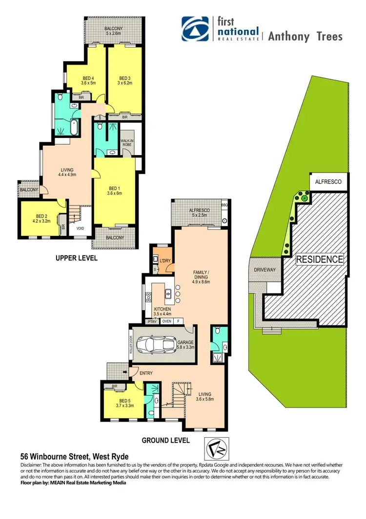 Floorplan of Homely house listing, 56 Winbourne Street, West Ryde NSW 2114