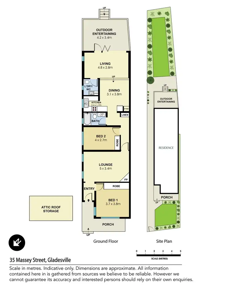 Floorplan of Homely house listing, 35 Massey Street, Gladesville NSW 2111