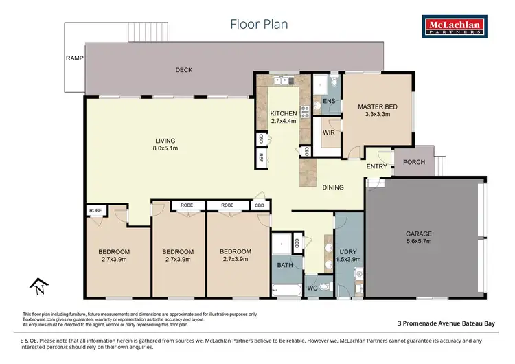Floorplan of Homely house listing, 3 Promenade Avenue, Bateau Bay NSW 2261