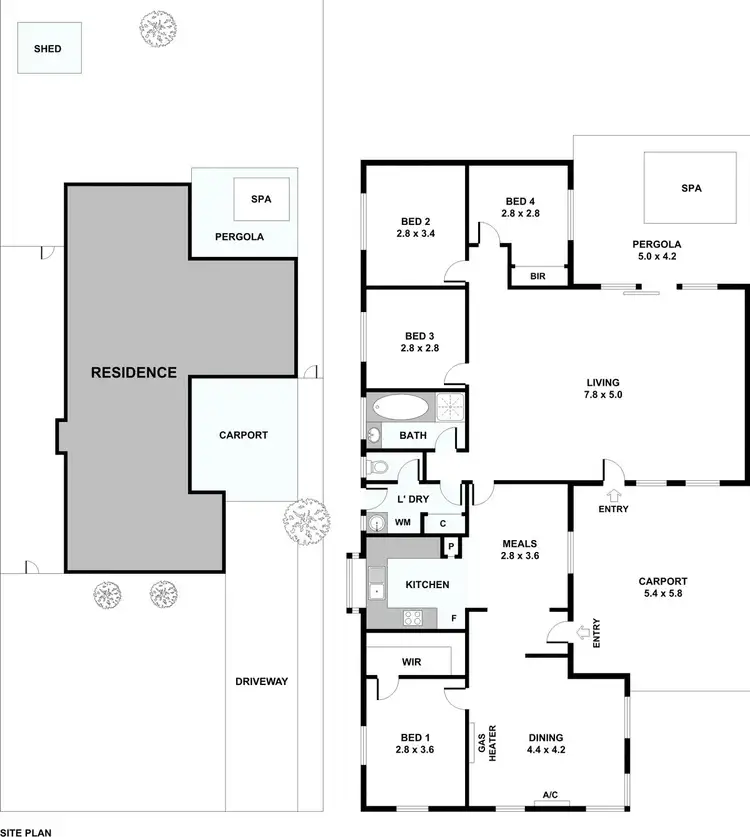 Floorplan of Homely house listing, 55 Hammond Street, Altona VIC 3018