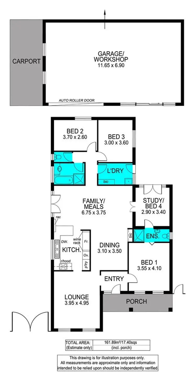 Floorplan of Homely house listing, 13 Olveston Avenue, Beverley SA 5009