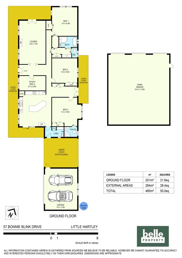 Floorplan of Homely house listing, 57 Bonnie Blink Drive, Little Hartley NSW 2790