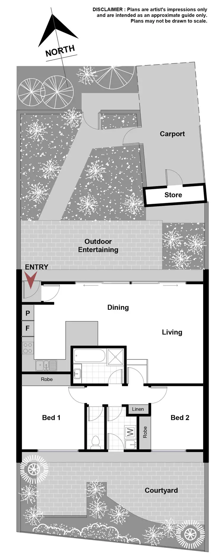 Floorplan of Homely townhouse listing, 14/1 Evergood Close, Weston ACT 2611