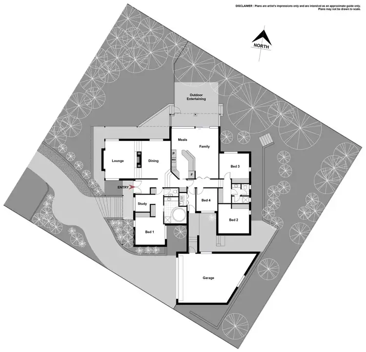 Floorplan of Homely house listing, 60 Ngunawal Drive, Isaacs ACT 2607