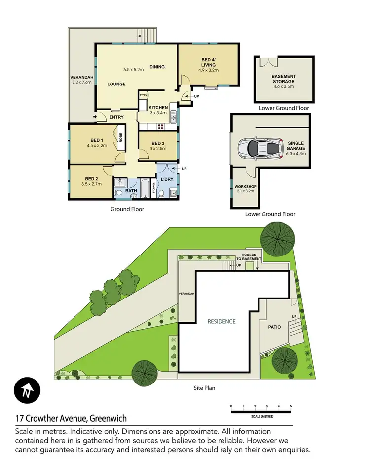 Floorplan of Homely house listing, 17 Crowther Avenue, Greenwich NSW 2065