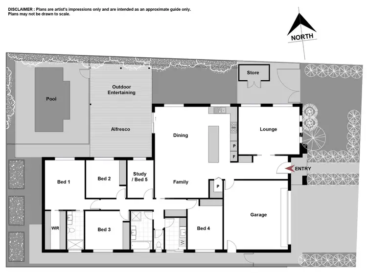Floorplan of Homely house listing, 27 Phyllis Frost Street, Forde ACT 2914