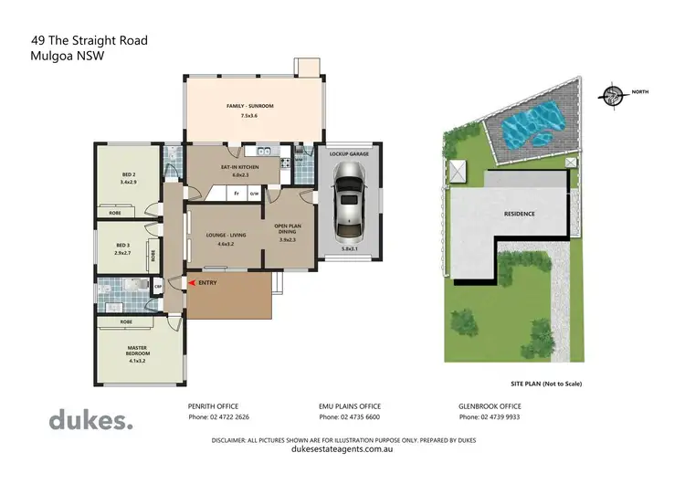 Floorplan of Homely house listing, 49 The Straight Road, Mulgoa NSW 2745