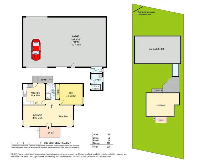 Floorplan of Homely house listing, 305 Main Road, Toukley NSW 2263
