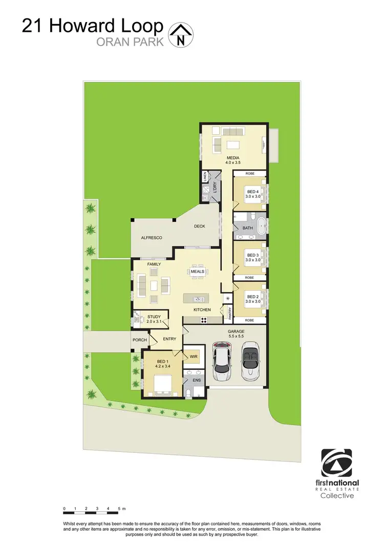 Floorplan of Homely house listing, 21 (Lot 3355) Howard Loop, Oran Park NSW 2570