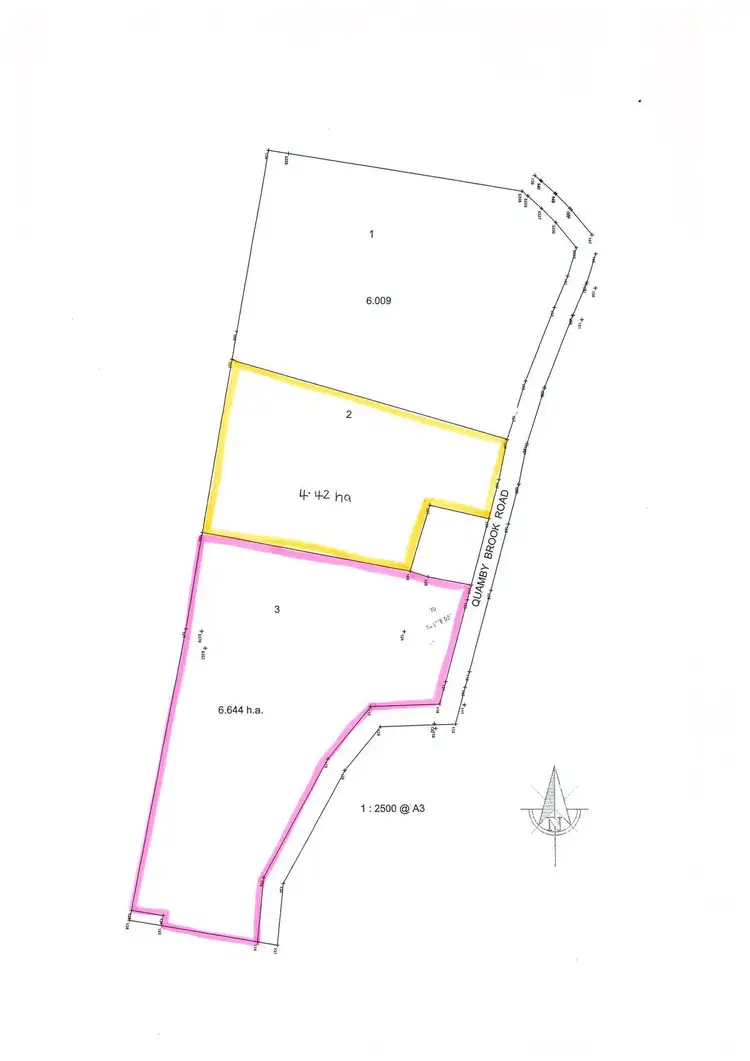 Floorplan of Homely land listing, Lot 3, 374 Quamby Brook Road, Quamby Brook TAS 7304