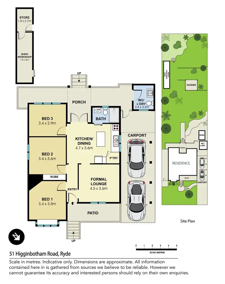 Floorplan of Homely house listing, 51 Higginbotham Road, Ryde NSW 2112