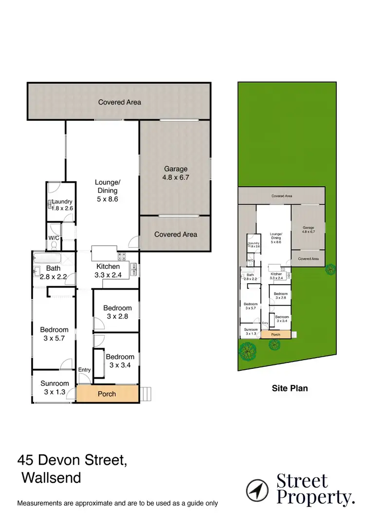 Floorplan of Homely house listing, 45 Devon Street, Wallsend NSW 2287