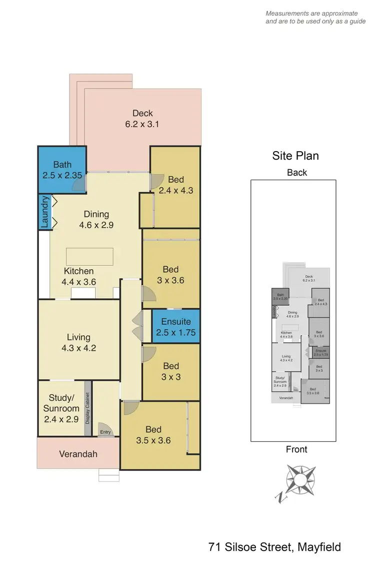 Floorplan of Homely house listing, 71 Silsoe Street, Mayfield NSW 2304