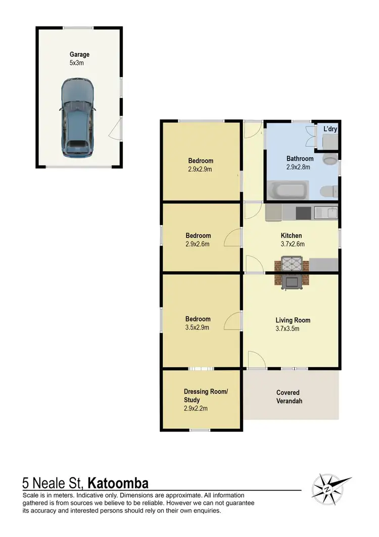 Floorplan of Homely house listing, 5 Neale Street, Katoomba NSW 2780