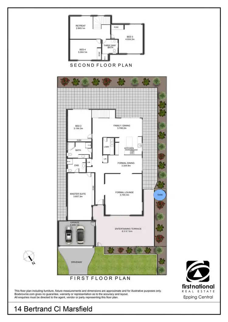Floorplan of Homely house listing, 14 Bertrand Close, Marsfield NSW 2122
