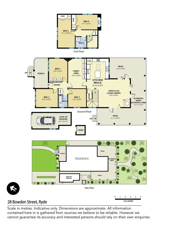 Floorplan of Homely house listing, 28 Bowden Street, Ryde NSW 2112