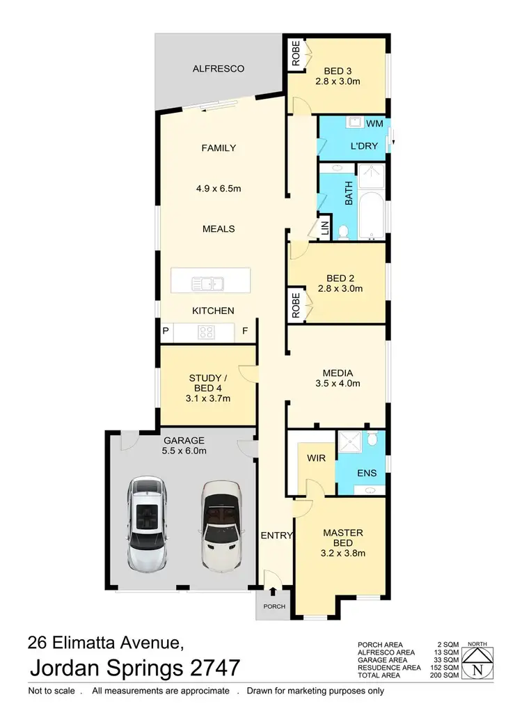 Floorplan of Homely house listing, 26 Elimatta Avenue, Jordan Springs NSW 2747