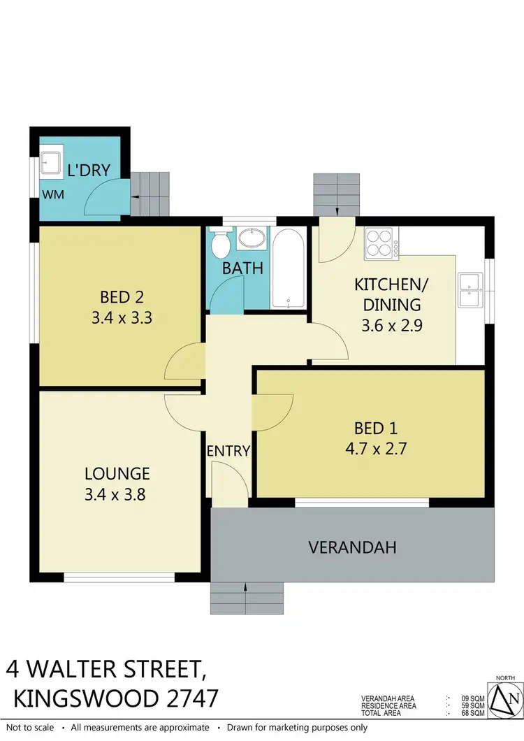 Floorplan of Homely house listing, 4 Walter Street, Kingswood NSW 2747