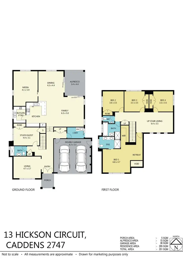 Floorplan of Homely house listing, 13 Hickson Circuit, Caddens NSW 2747