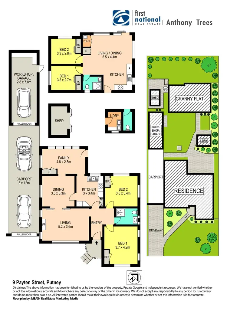 Floorplan of Homely house listing, 9 Payten Street, Putney NSW 2112