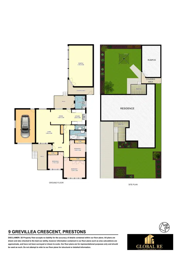 Floorplan of Homely house listing, 9 Grevillea Crescent, Prestons NSW 2170