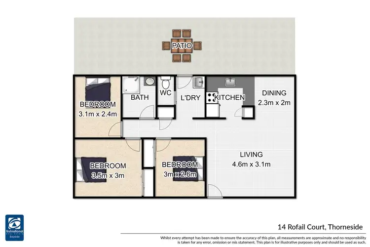 Floorplan of Homely house listing, 14 Rofail Court, Thorneside QLD 4158